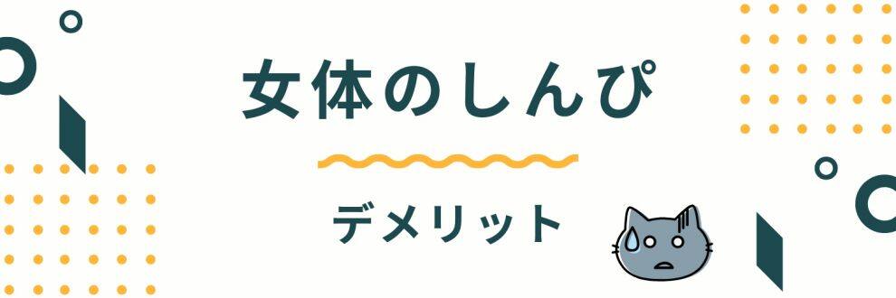 デメリットはこれです